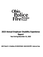 Annual Employer Disability Experience Report 2023 cover